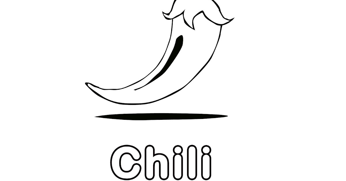Chili Coloring Pages for Kids