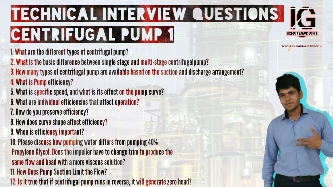 Centrifugal Pump Interview Questions 1