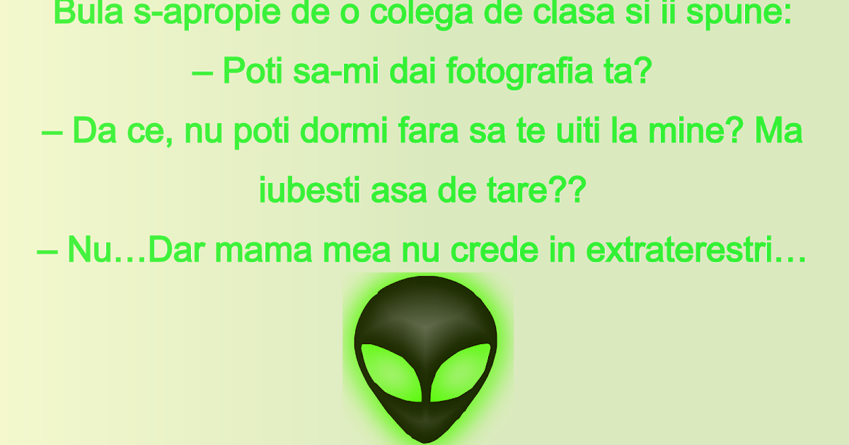 Bancuri Bancuri cu extraterestri