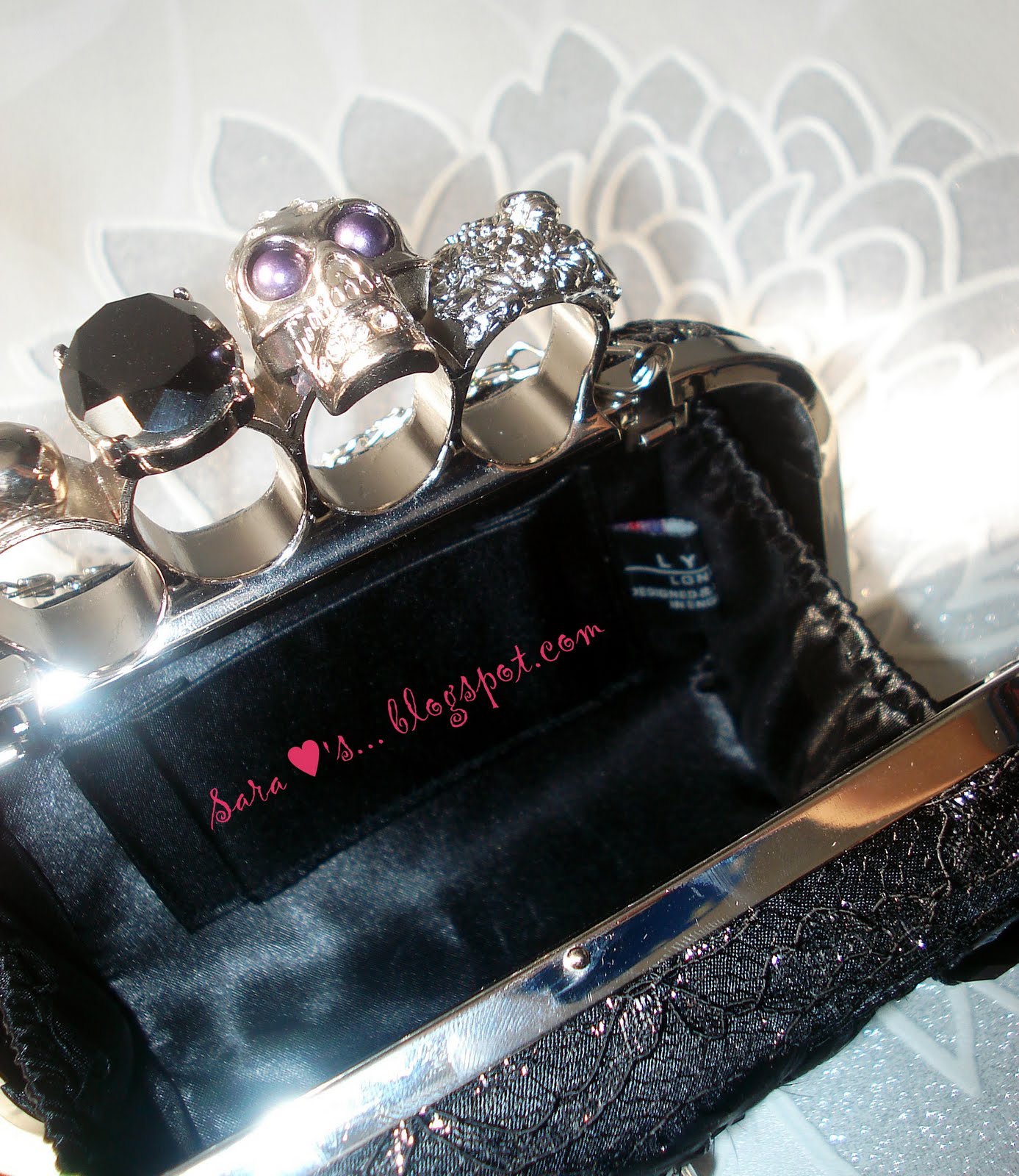 Edgy Knuckle Duster Clutch Bag All Those Pretty Little Things