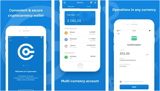 Top 3 Best Multiple Cryptocurrencies mobile wallet
