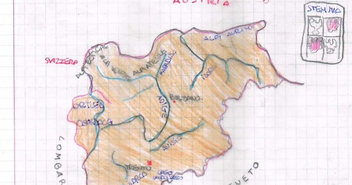 Geografia Le Regioni D Italia Il Trentino Alto Adige Spiegazioni E Prova Di Verifica Per La Classe Quinta Della Scuola Primaria