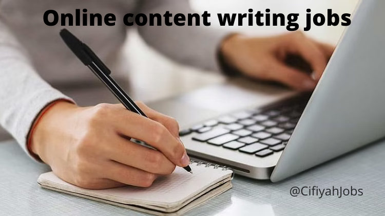 content writer jobs