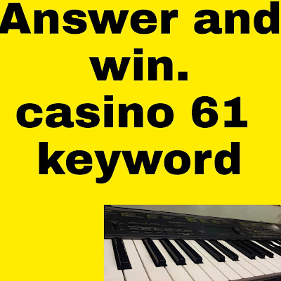 Answer and win  casino 61 Keyboard 