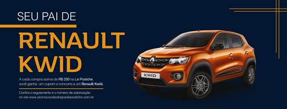 Le Postiche amplia portfólio masculino e lança campanha "Seu pai de Renault Kwid" Le Postiche amplia portfólio masculino e lança campanha "Seu pai de Renault Kwid"
