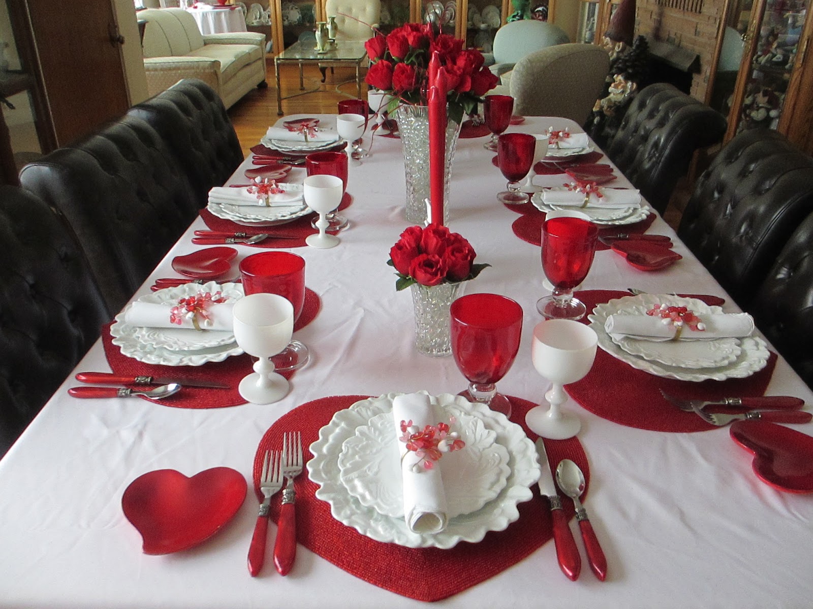 The Welcomed Guest: Valentine's Day Tablescape | Valentines day