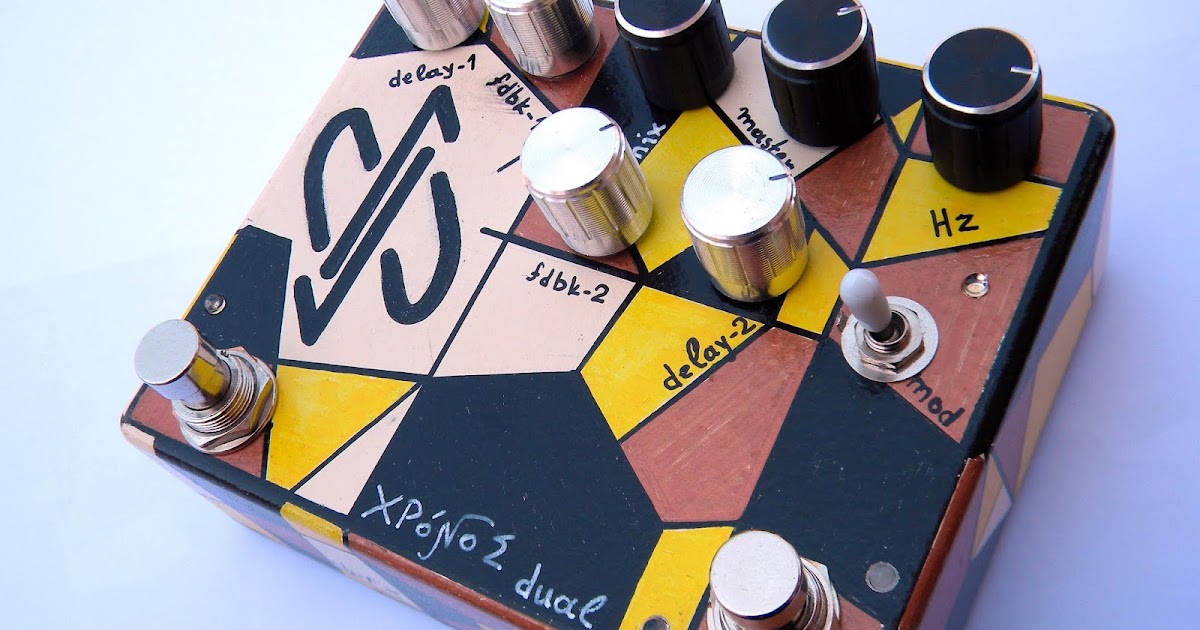 CHRONOS DualDelay w/ Analog modulation (Χρόνος) dpFX Pedals