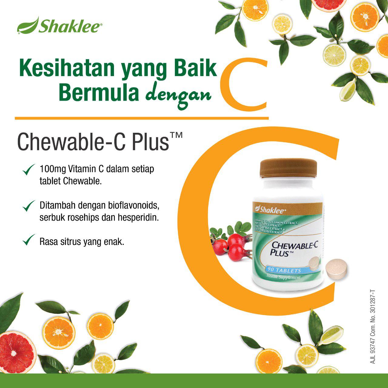 Vitamin C Chewable Shaklee VitaminWalls