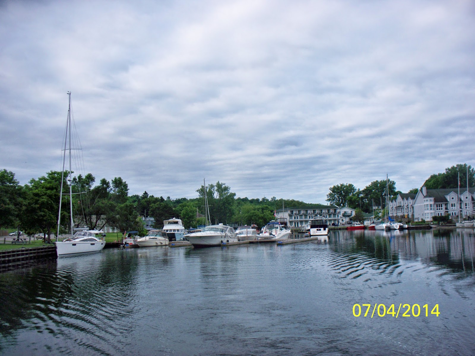 Nanseann Day 346 July 4 41 mi Fraser Park Marina Trenton ON