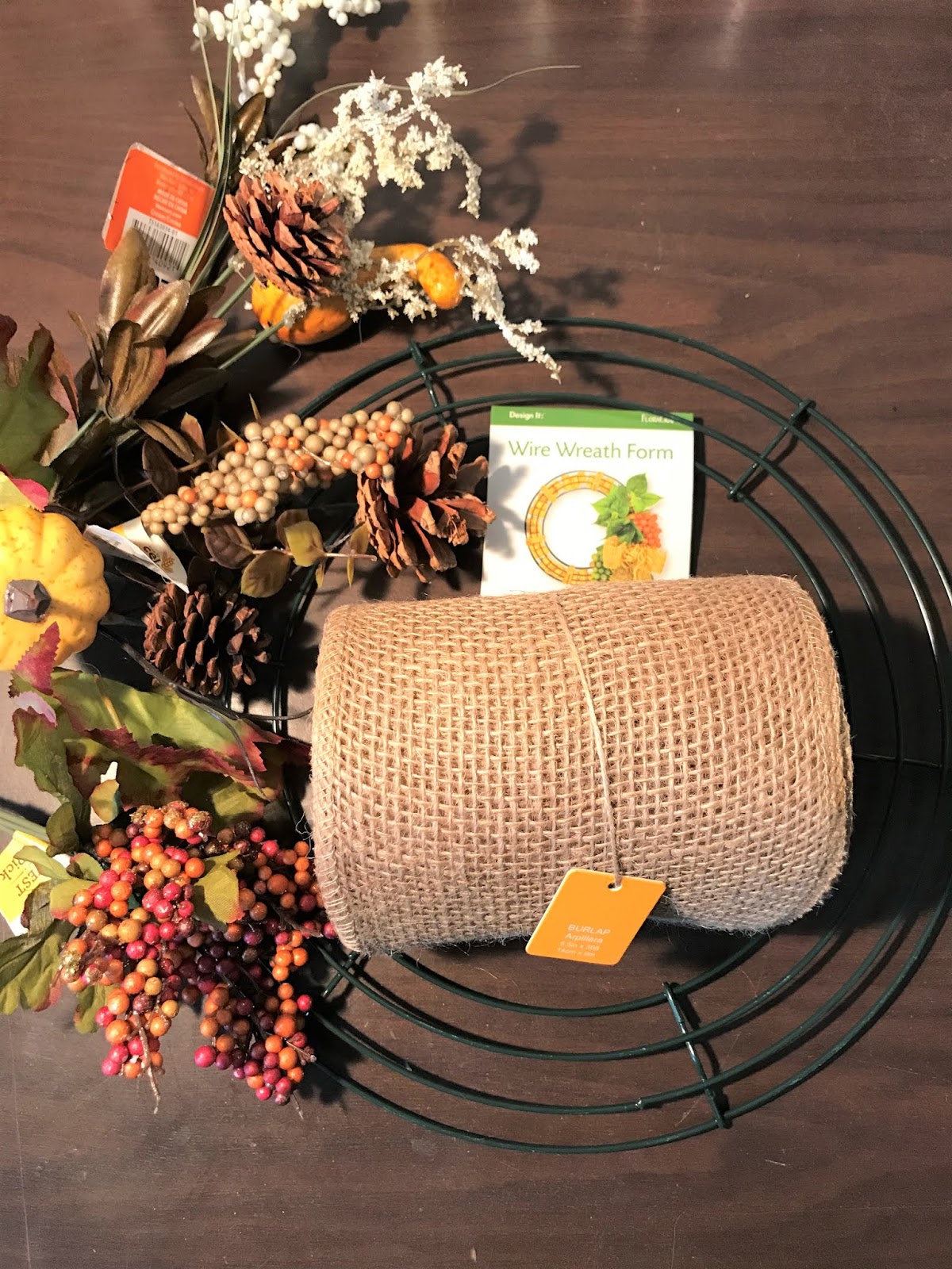 How to Make a Wreath, The Twist Wreath Method, Dollar Tree Crafts