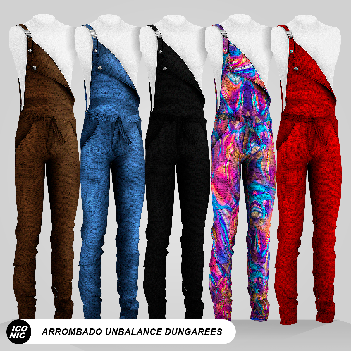 Arrombado (Unbalance Dungarees) | TS4 - VIP | ICONIC | The Sims 4 CC ...