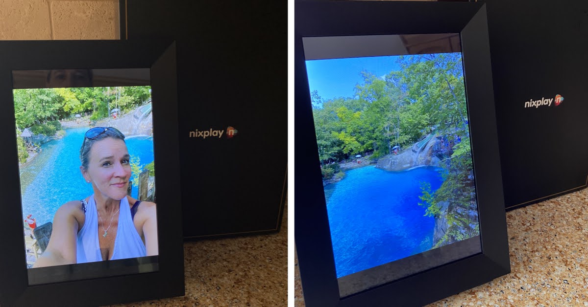 Nixplay Smart Photo Frame Touch Screen Review The Jersey Momma