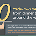 10 Curious Customs From Dinner Tables Around The World #infographic