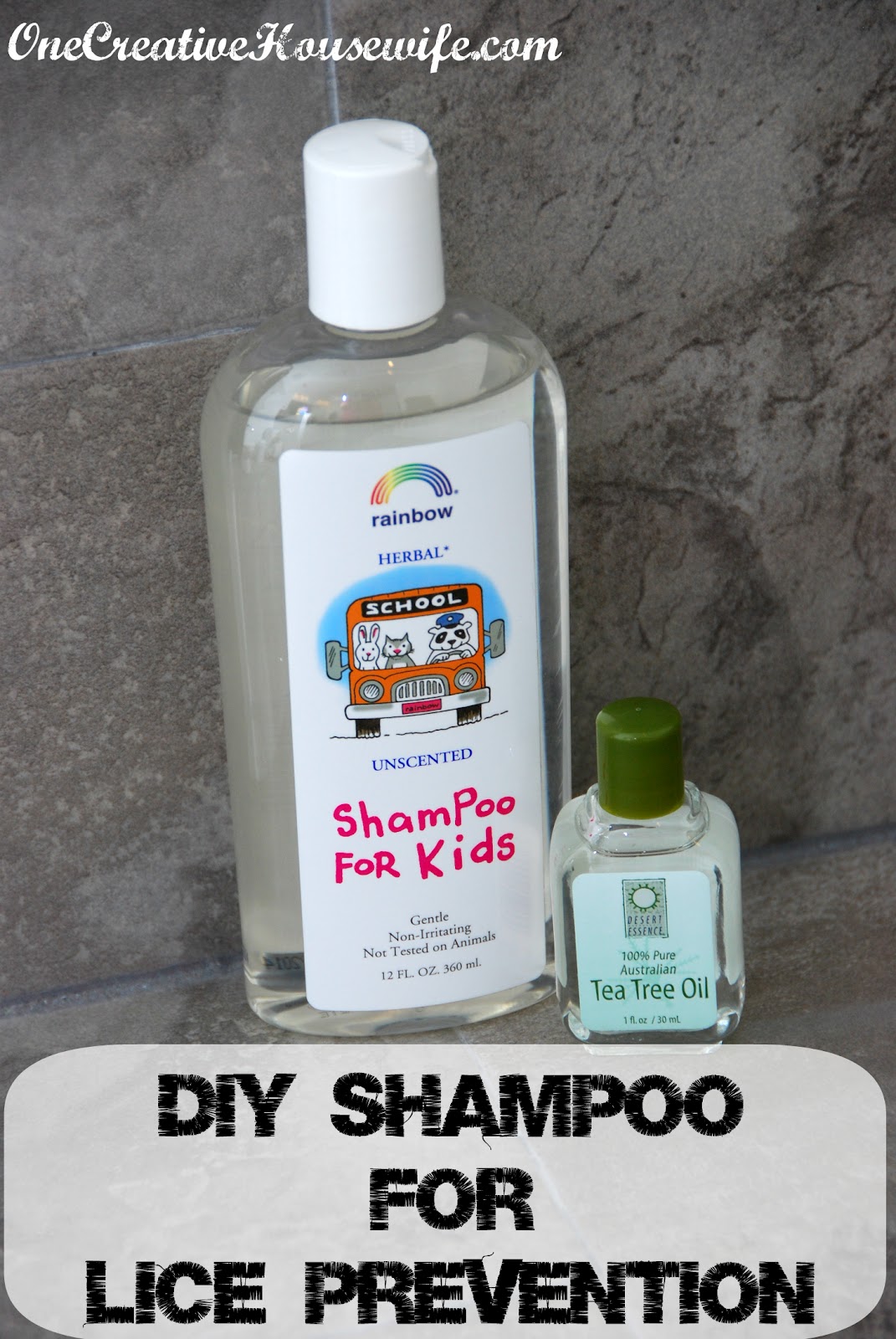 Housewife: DIY Tea Tree Oil Shampoo - Lice