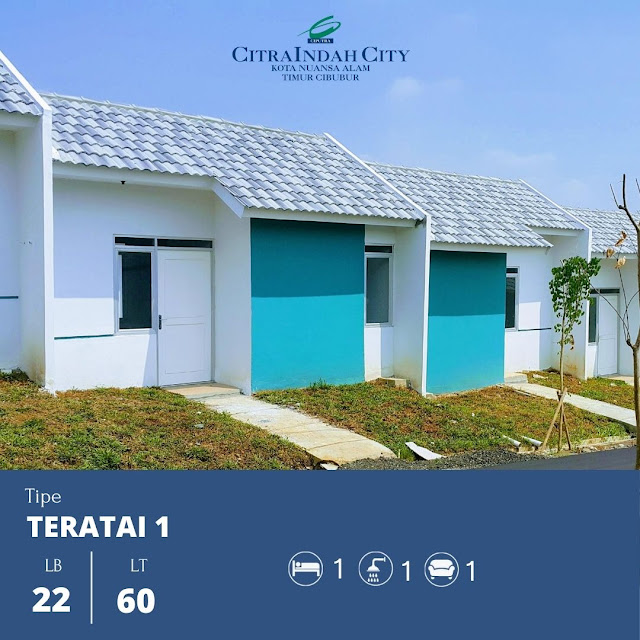 Rumah Murah Citra Indah City Cluster Bukit TERATAI - Harga 167 jt an