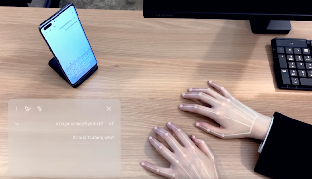 Samsung reveals new invisible keyboard