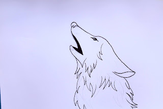 zentangle wolf