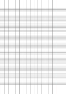 اوراق مسطرة وورد