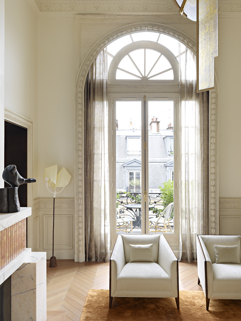 Sophisticated Parisian apartment by interior designer Rodolphe Parente