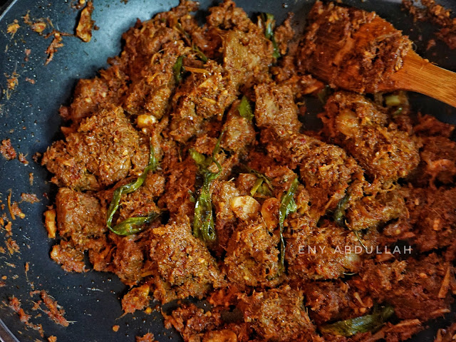 Lembu cara daging masak rendang Resipi Rendang