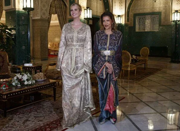 Princess Lalla Meryem, the sister of King Mohammed of Morocco, hosted a royal dinner in honor of Ivanka Trump