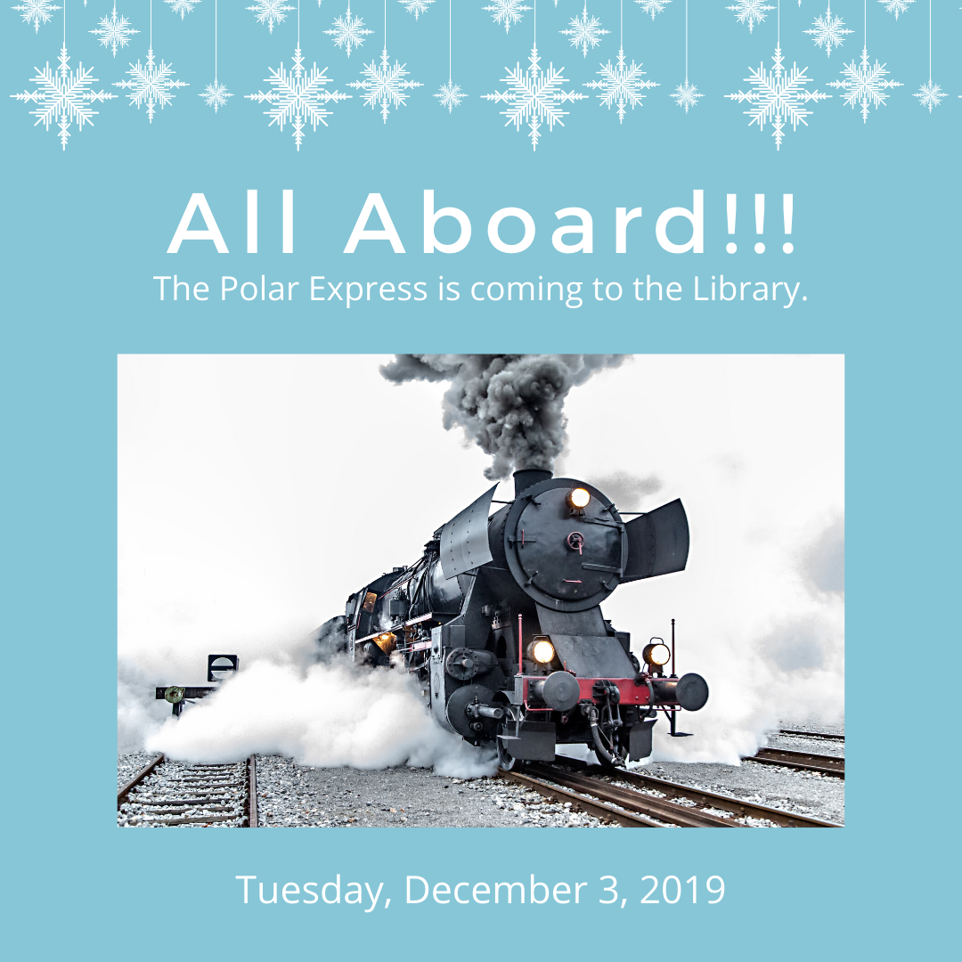 Aaron Cutler Memorial Library Polar Express on Schedule