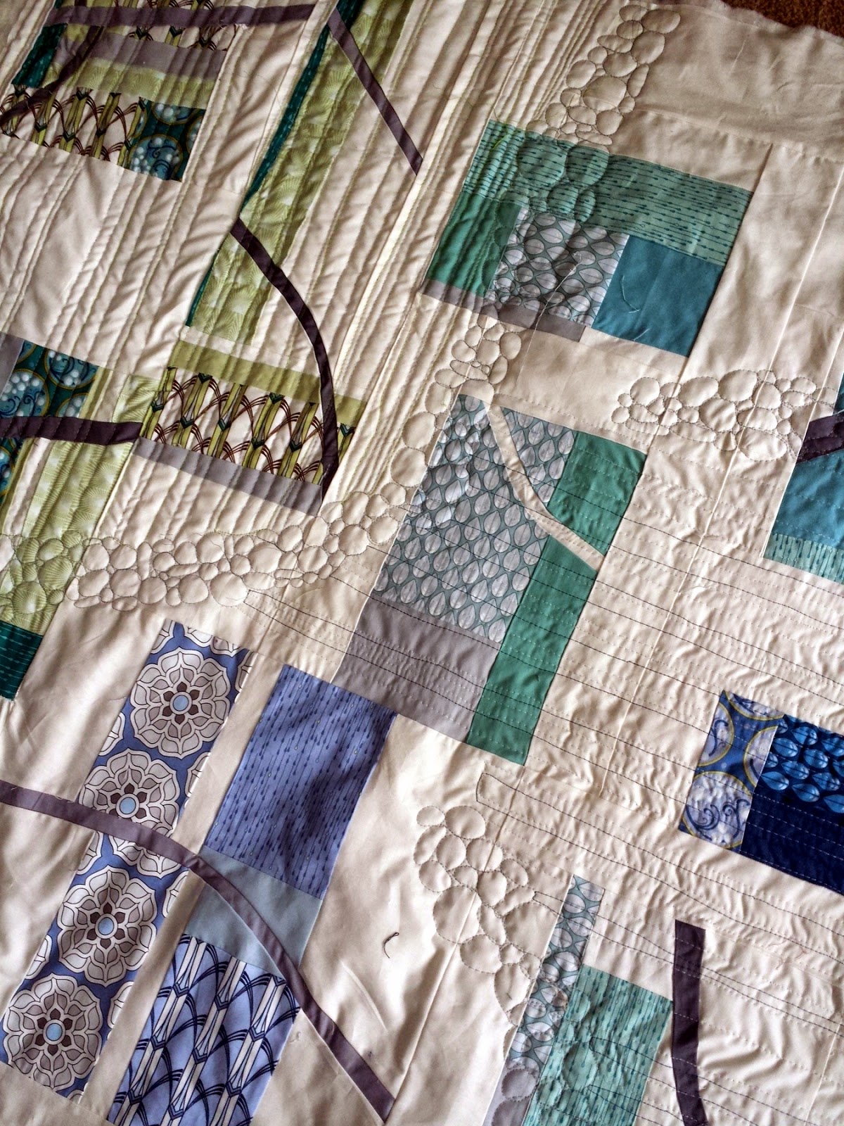 Quilty Habit: Pebble Cascade: A Finished Quilt
