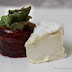 Chaource with Red Plums, Clove-Scented Oil, and Lola Rossa
