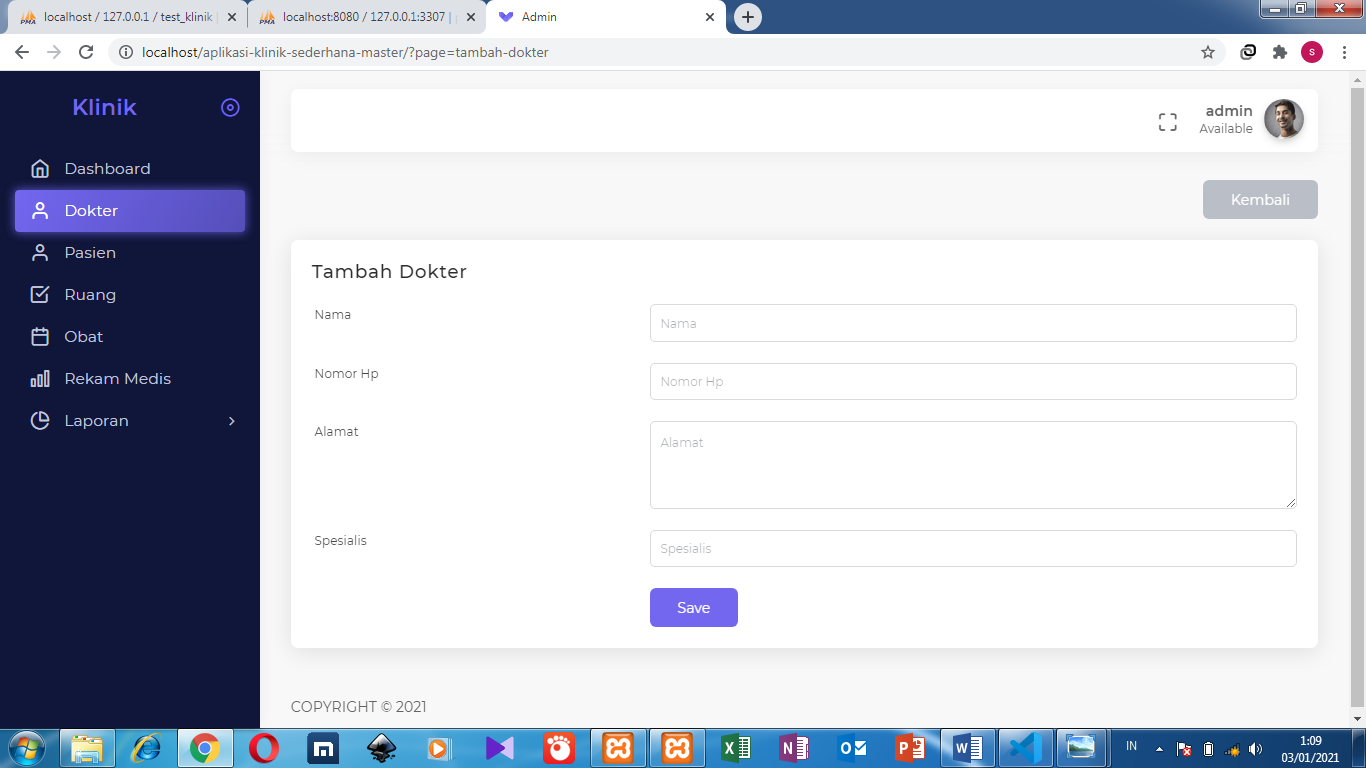 Download Source Code Aplikasi rekam medis klinik berbasis Download Source Code Aplikasi rekam medis klinik berbasis
