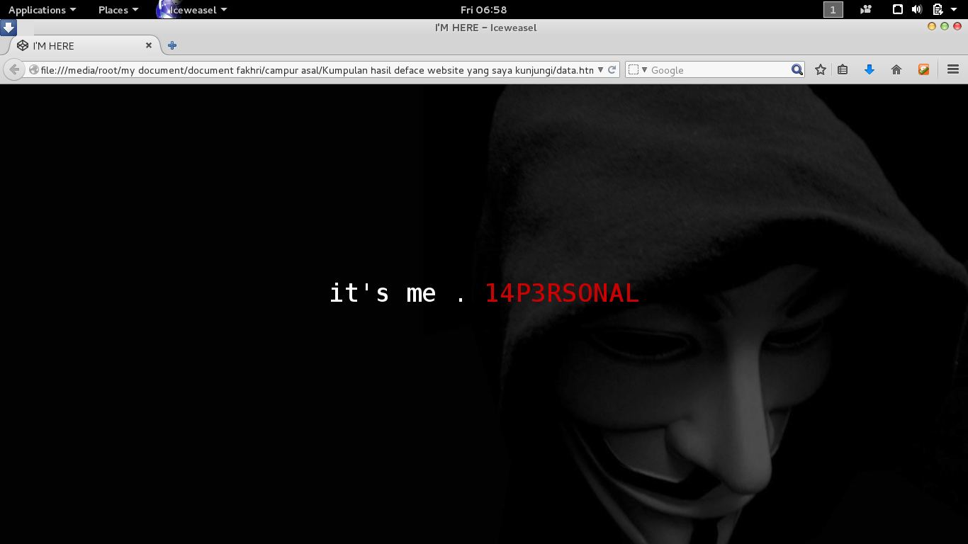 Kumpulan Script Deface Terkeren & Terbaik - Blog Fakhri