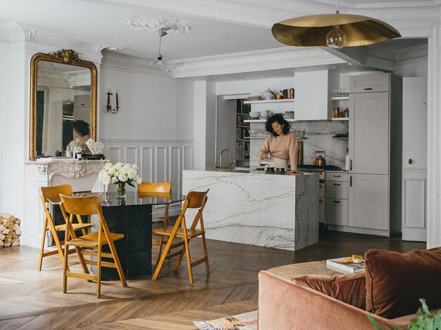 A Paris Apartment | Décor: Apartment La Fayette, Paris