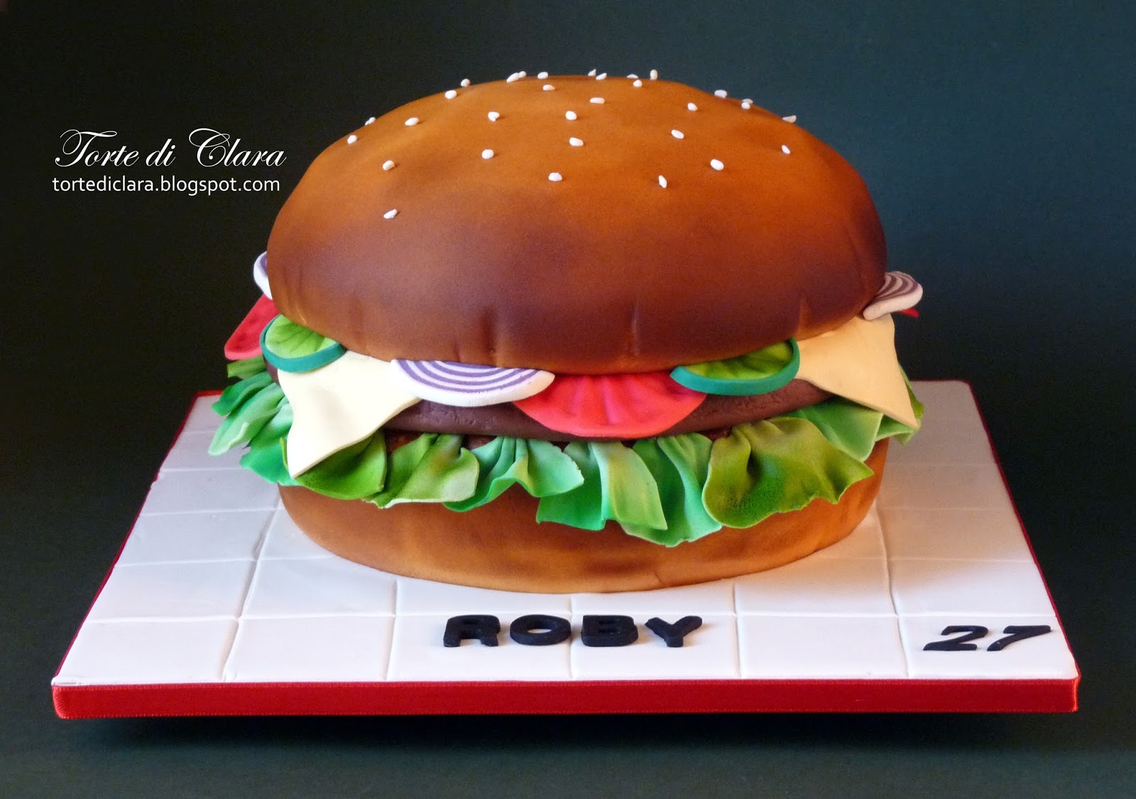 Torte di Clara: Hamburger Cake