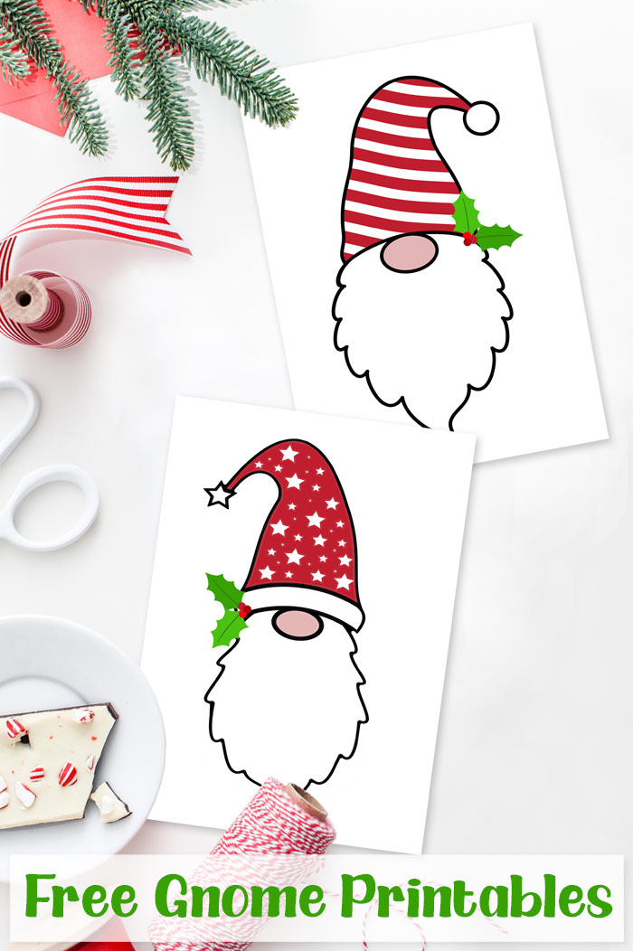 Happy Holidays Print, Christmas Gnome, Christmas Decorations, Red Truck,  Living Room Decor, Holiday Art Decor, Printable Art, Home Decor, 