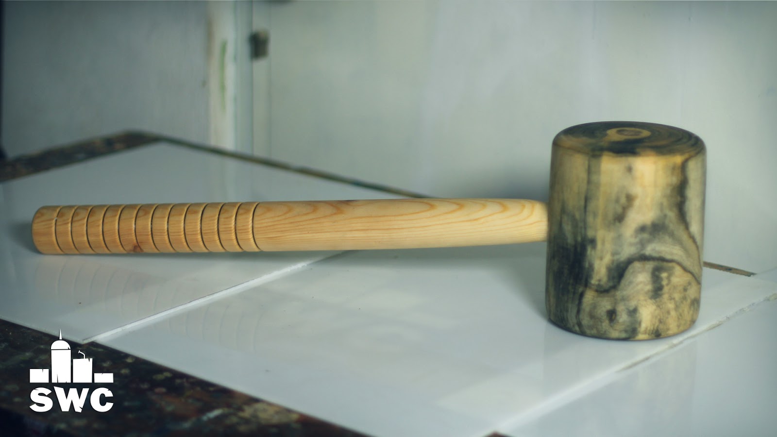 scrap wood city How to make a big wooden mallet