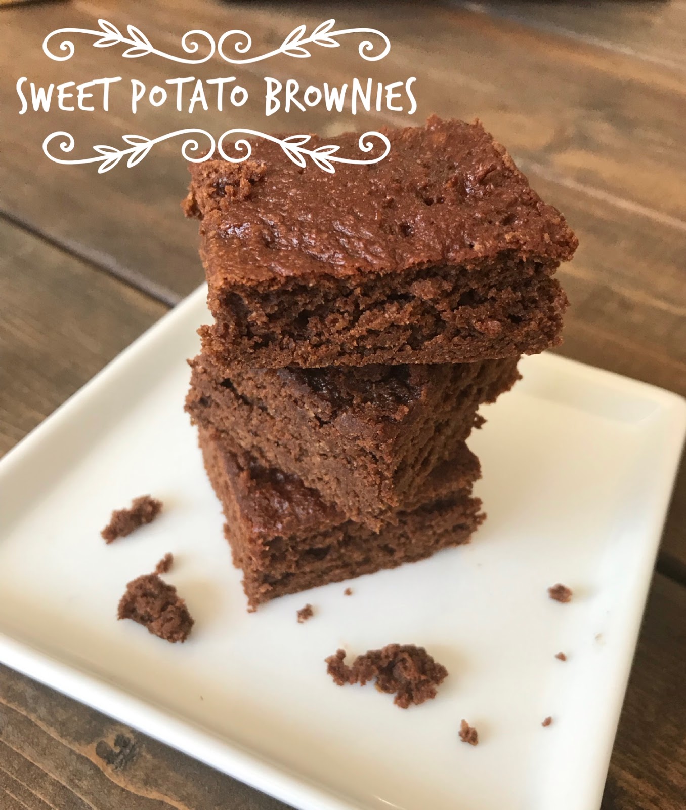 My Plate Diary Recipes Paleo Sweet Potato Brownies
