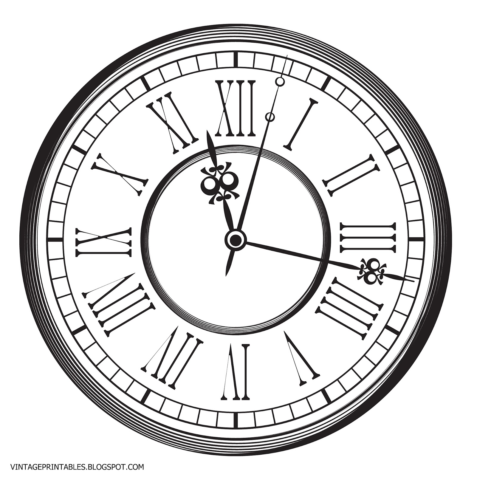 clipart of clock face - photo #40