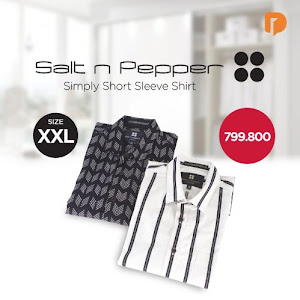 Salt N Pepper Simply Short Sleeve Shirt Size XXL (Set of 2)