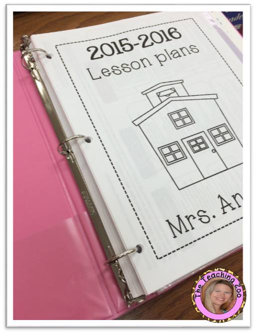 The Teaching Zoo The ULTIMATE Teacher Binder!