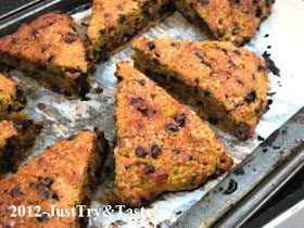 Resep Scone Labu Kuning dan Chocolate Chips