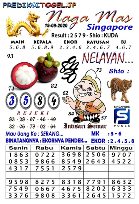 Syair Sgp Hari Ini 19 September 2020 Syair Sgp Hari Ini 19 September 2020
