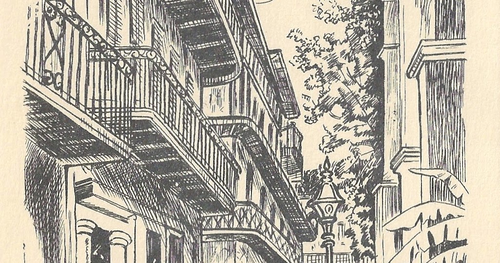 My Favorite Views: Louisiana - New Orleans, Pen and Ink Drawings