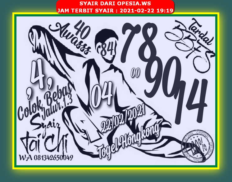 Forum Syair Hongkong 22 Februari 2021 Royal Syair