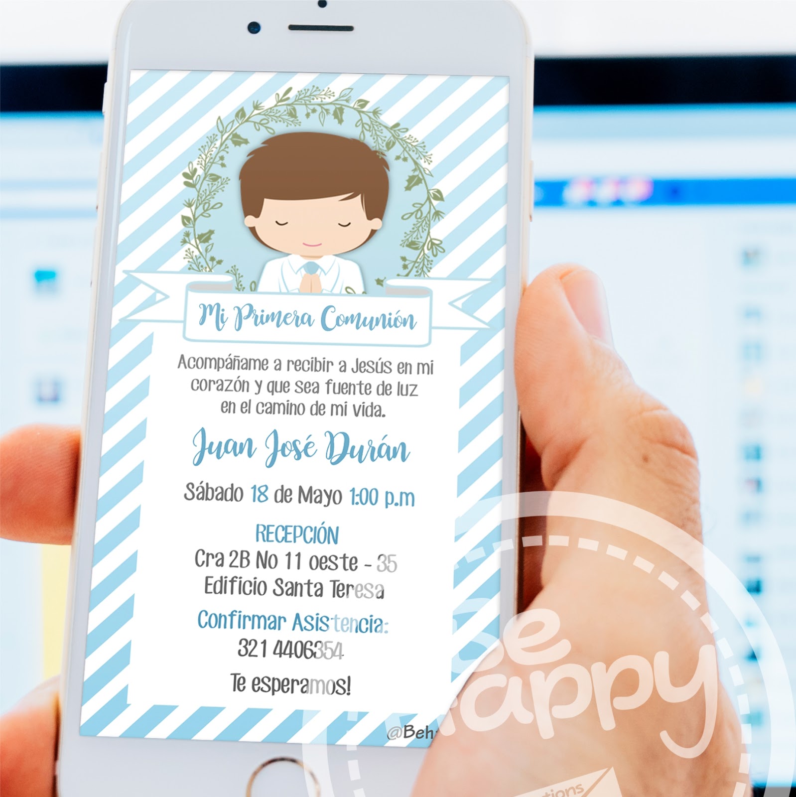 Mamá Decoradora Kit Imprimible Primera Comunión Niño Gratis