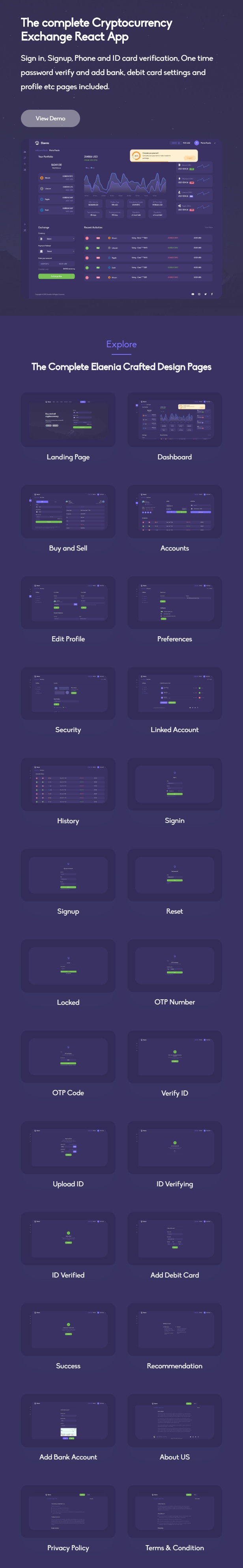 Cryptocurrency Exchange Dashboard App