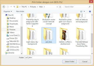 mencari folder bios