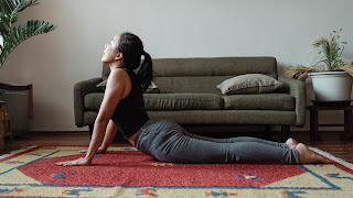 Cobra pose exercise