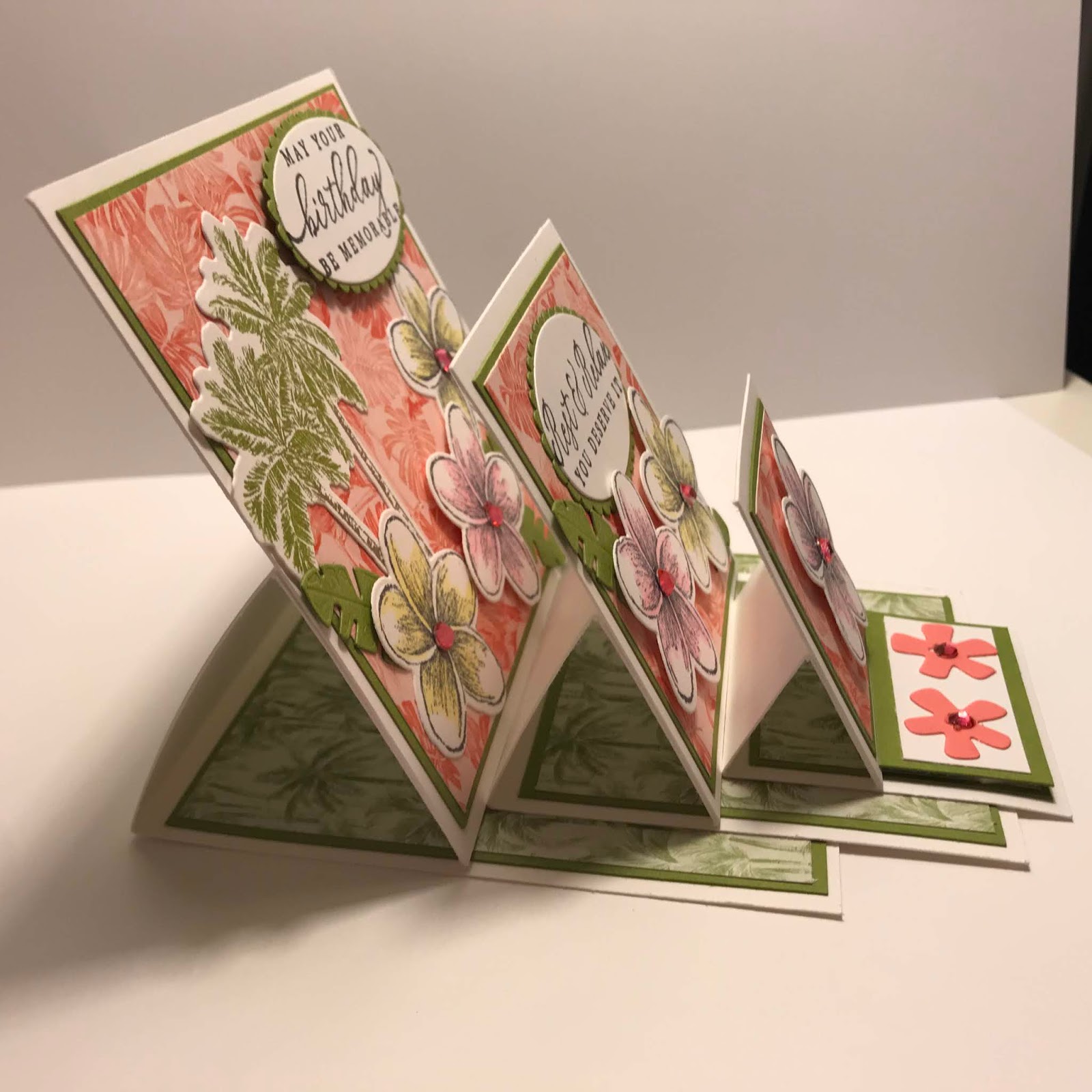 STAMPER GYRL Triple Easel Card!
