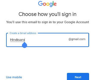 Hindi Saro email id