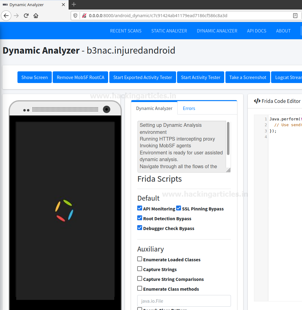 Mobile Security Framework (MobSF)